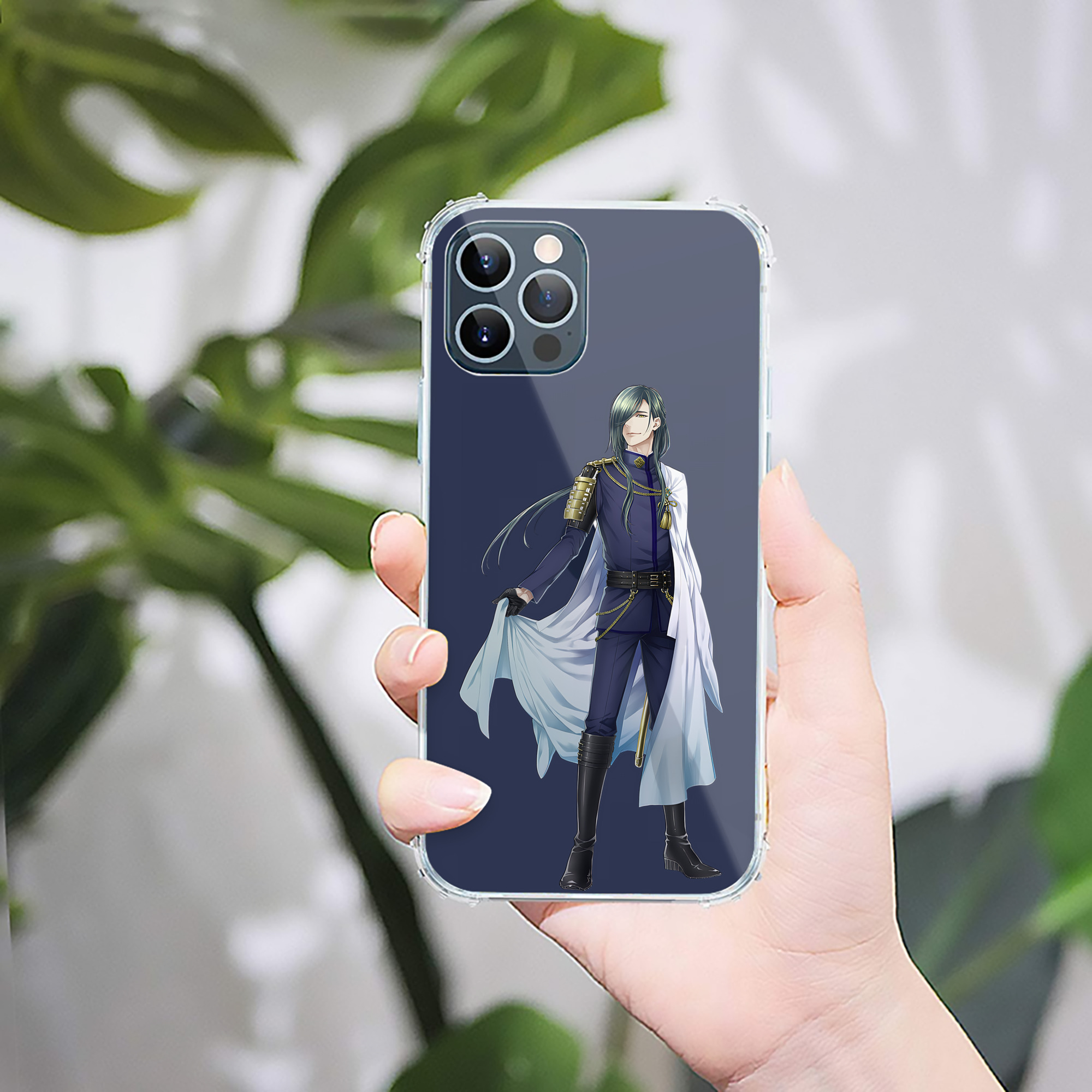 （画像用） 刀剣乱舞 Touken Ranbu 【iPhone 12シリーズ対応】透明スマホケース（クリアソフトケース）